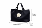 Midnight Bloom Neoprene Beach Tote