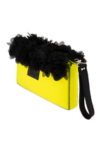Neo Loft Neoprene Flower Clutch